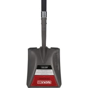 Radius Premium D-Handle Square-Point Shovel, Fiberglass Shaft