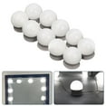 thumbnail image 6 of yotijay LED Make up Light 10 Bulb Mirror Lights Super Bright with Suction Cups LED Vanity Mirror Lights Wall Lamp for Makeup Dressing Table Bathroom, 6 of 9