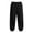 Black, variant on Asxite Toddler Solid Pants Casual Fall Winter Elastic Waist Pleated Pockets Straight Leg Sweatpants