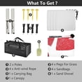 thumbnail image 5 of Portable Beach Tent Sun Shelter With Ground Pegs Water And Wind Resistant Sun Shade Canopy Angle Adjustable Hand-drawn Hearts, 5 of 7