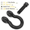 thumbnail image 4 of Robbor Shackles 3/4"(2 Pack) D-Ring Shackle Rugged 28.5 Ton (57,000 Lbs) Maximum Break Strength Heavy Duty Tow Shackles Perfect Shackle work with Tow Strap, Winch, Off-Road Jeep Truck Vehicle Recovery, 4 of 7