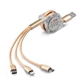 thumbnail image 1 of YSTINNG Multi USB Charger Cable Retractable 3 in 1 Multiple Charging Cord Adapter USB Charging Cable B311-2349, 1 of 4