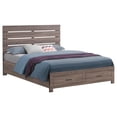 thumbnail image 2 of Bed Frame Barrel Oak King Storage Panel Bed, 2 of 7