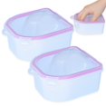 thumbnail image 1 of Paquete de 2 cuencos para remojo de uñas, recipiente para remojo de uñas, removedor de esmalte de Gel acrílico, herramienta para Spa para manicura, 1 of 5