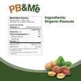 thumbnail image 5 of PB&Me USDA Organic Powdered Peanut Butter, Keto Snack, Gluten Free, Plant Protein, No Sugar Added, 16 Ounce, 5 of 5