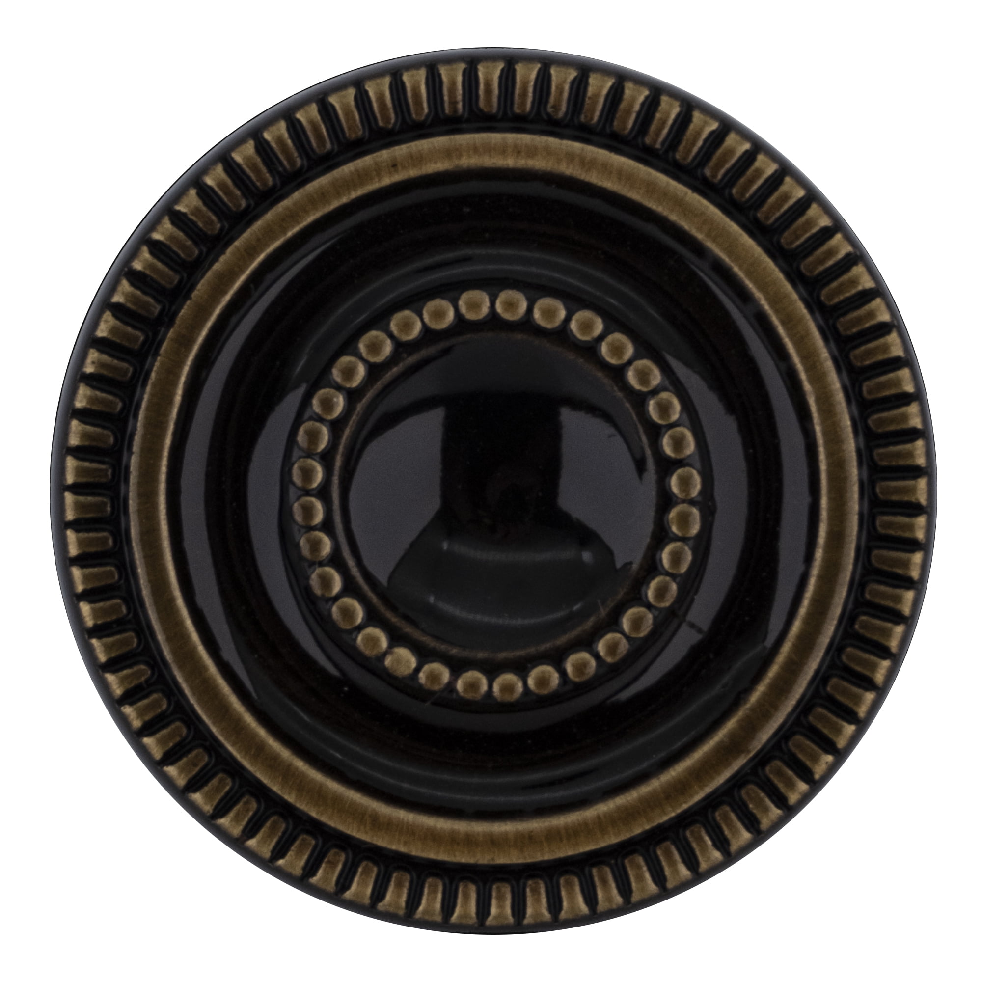 Amerock BP3448AE-XCP500 Antique Brass Contemporary Round Large Head Kitchen Cabinet Knob 1-3/8" Diameter  - pack of 500