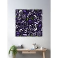 thumbnail image 2 of Witchcraft, Lilac Poster Wall Art, Modern Wall Decor For Living Room Bedroom, 30x30 UNFRAMED, 2 of 3