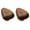 Walnut Wood-Triangle-46mm, variant on HDJNal 2 Pcs Mushroom Shape Natural Wood Drawer Knob, Cobblestone Dresser Knobs Wooden Handle Pull with Screws for Furniture Drawer Dresser Wardrobe Cupboard Hardware,Beach Wood