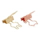 thumbnail image 2 of 100 Uds Clips de carpeta fuerte fuerza de sujeción resistente al óxido Clips de carpeta de conejo de Metal Clips de carpeta de gato para oficina, 2 of 8