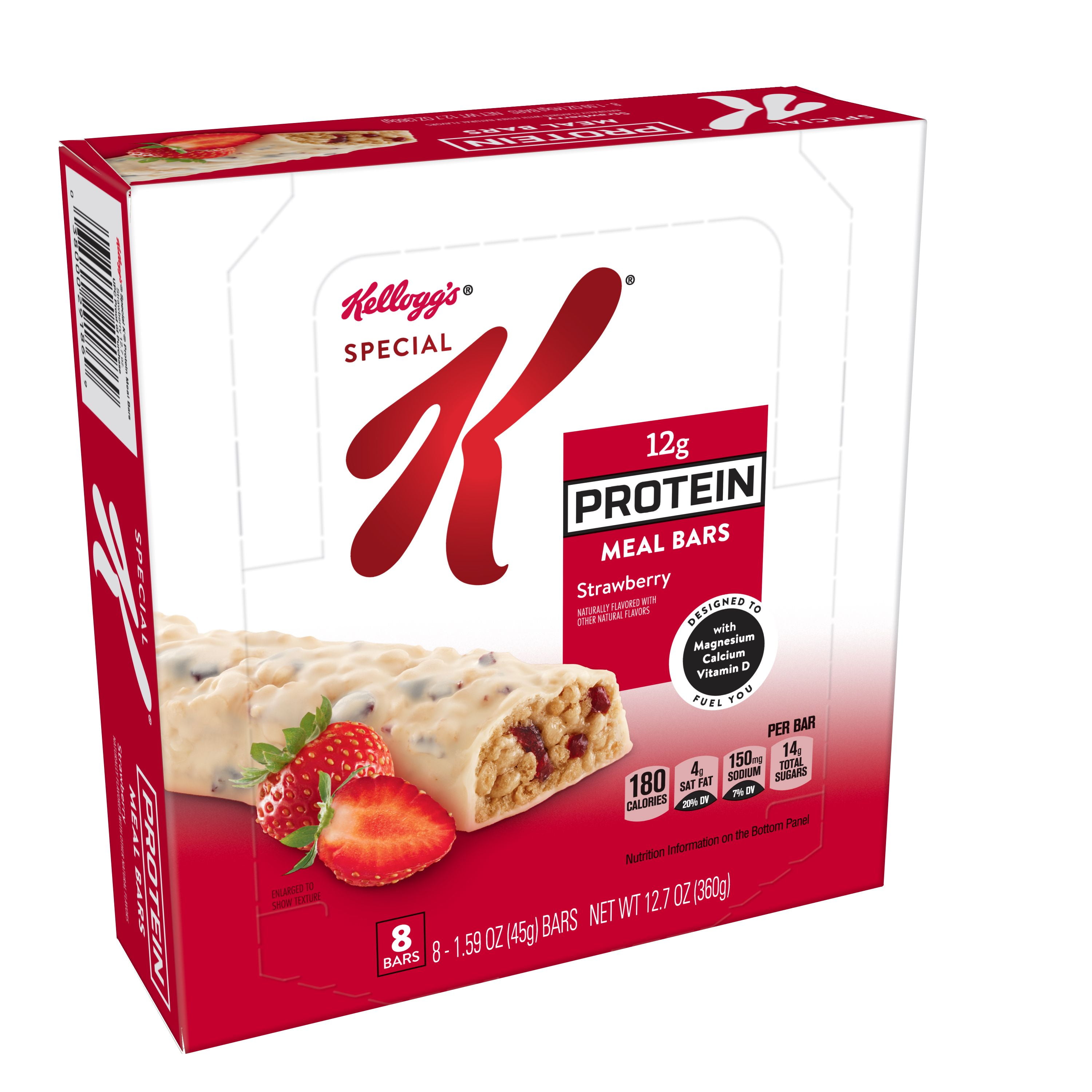 Kellogg's Special K Protein Meal Bars, Strawberry, 8ct 12.7oz Walmart