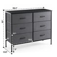 thumbnail image 2 of Alvantor Tall Dresser Fabric Storage Tower ,Wooden Top for Kid Room, Closet, Entryway, Nursery, 2 of 7