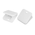 thumbnail image 4 of 5 Pack Chip Clips, Plastic Bag Clips, Food Clips, Bag Clips for Food Storage, Office Square Spring Loaded Paper Clamp Memo Note Clip White, 4 of 5