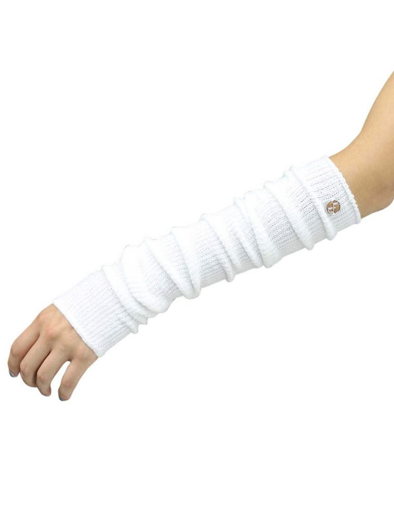 Red Long Arm Warmers With Thumb Hole - Walmart.com