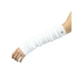 thumbnail image 2 of White Long Arm Warmers With Thumb Hole, 2 of 7