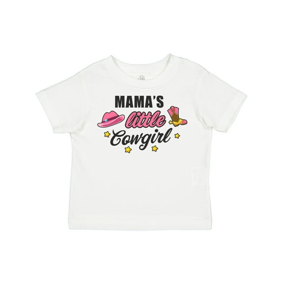 Inktastic Mamas Little Cowgirl with Cowgirl Hat and Boots Girls Toddler T-Shirt