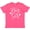 Retro Heather Pink, variant on Cute Big Sis Girls Announcement Youth T-Shirt