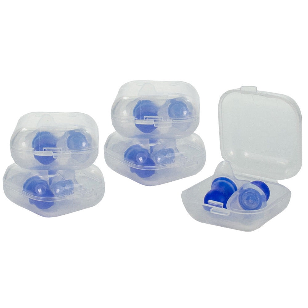 GMS Flitemate Pressure Reducing Silicone Ear Plugs (5 Pair) with 5