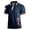 A16 Navy, variant on 250 Anniversary USA Polo Shirt For Mens American Falg Print Stand Collar Patriotic July 4th Shirts With Button Loose Short Sleeve Holiday Tops Red L