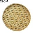 thumbnail image 2 of Cheers.US Handmade Weaving Bamboo Sieve, Woven Fruit Basket, DIY Decorative Kitchen Storage Fruit Bread Basket, 2 of 7