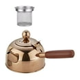 thumbnail image 1 of Hervidor de agua de 680 ml con asa aislante, cafetera, hervidor de agua, té Marrón, 1 of 9
