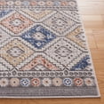 thumbnail image 3 of Safavieh Eternal Albus Diamond Area Rug, Gray/Blue Rust, 6'7" x 6'7" Square, 3 of 11