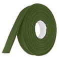 thumbnail image 1 of Cinta sesgada de doble pliegue de 3/4 pulgadas Uxcell, cinta continua a granel de poliéster para coser, costura, acolchado, dobladillo, unión y manualidades (Verde oscuro, 10 yardas), 1 of 7