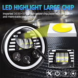 2X 105W 7" LED Round Headlights Halo DRL Turn Signal For Jeep Wrangler 1997 2017 2X 105W 7" LED Round Headlights Halo DRL Turn Signal For Jeep Wrangler 1997 2017