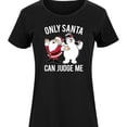 thumbnail image 3 of Frosty The Snowman - Christmas - Only Santa Can Judge Me - Women's Any Way Dress, 3 of 6