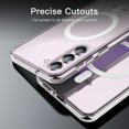 thumbnail image 4 of JETech Magnetic Case for Samsung Galaxy S23+ / S23 Plus 6.6-Inch, Compatible with MagSafe, Shockproof Protective Phone Cover, Non-Yellowing Hard Clear PC Back (Clear), 4 of 7