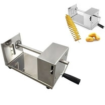 Techtongda Manual Stainless Steel Spiral Potato Slicer Chips Twister Vegetable Cutter