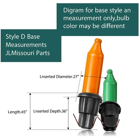 FGERFE-100 Pieces 2.5V Replacement Christmas Tree Light Bulbs 50/100/150/200 Count Mini Incandescent Wire String Lights Replacement Bulbs for Xmas Tree Decoration (Black Base with Multicolor Bulb)