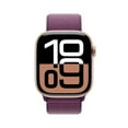 thumbnail image 2 of Apple Watch Series 10 GPS 46mm Rose Gold Aluminium Case with Plum Sport Loop, 2 of 10