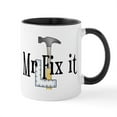 thumbnail image 2 of CafePress - Mr Fix It Mug - 11 oz Ceramic Mug - Novelty Coffee Tea Cup, 2 of 6