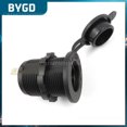 thumbnail image 1 of Waterproof Cigarette Lighter Female Socket Car Motorcycle Battery Caravan Universal Modified Cigarette Lighter Female Sockettype1China He Qiyong unisex, 1 of 1