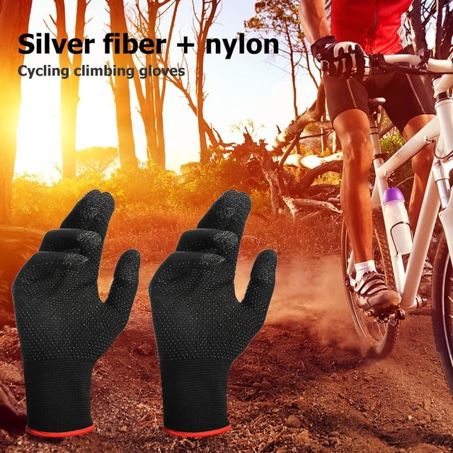 Guantes antideslizantes tejidos para pantalla táctil Guantes térmicos transpirables a prueba de sudor