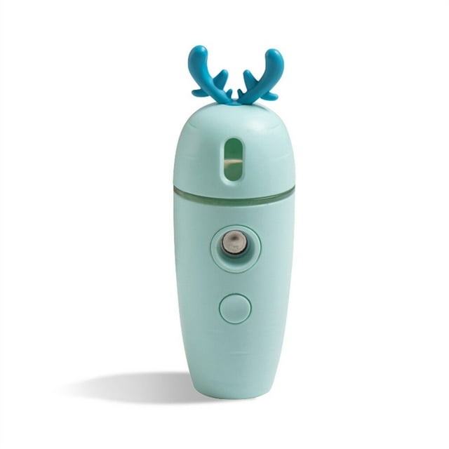 Guardoinrt 30ml Water Mist Sprayer Cute Facial Humidifier 7 Color Gradient Light Mist Cooling Humidifier with Water Container No.02