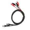 thumbnail image 4 of 2 Cables de Sonda de Osciloscopio Con Pinza de Cocodrilo Bnc P1011, Cables de PrueBa Rojos+Negros de 50 Ohmios Con Pinza de Cocodrilo de 35 mm Para Vídeo+Audio, Adecuados para, 4 of 7