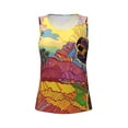 thumbnail image 5 of Goofa Beautiful African Woman Printed Womens Workout Tops for Women Sleeveless Yoga Shirts Athletic Running Tank Tops Sleeveless Gym Clothes Workout Apparel-, 5 of 9