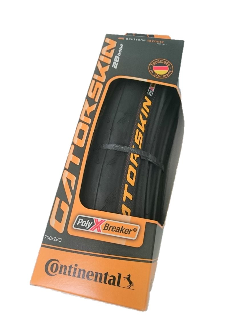 Continental Gatorskin 700x25c Folding Tire, Black, Road Bike