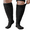 Black-1Pairs, variant on Compression Socks for Women, LOFIR 2 Pairs Compression Socks for Women Pregnancy Wide Calf  20-30 mmHg Knee High Plus Size Compression Stockings for Men and Women Maternity Flying Travel- 2XL