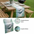 thumbnail image 5 of Whale Coastal Table Runner - 70 Inch Long, Kitchen Dining Table Runner Dresser Scarves, Summer Beach Nautical Starfish Compass Farmhouse Decor for Coffee Tables Wedding Party Banquet, 5 of 8