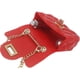 thumbnail image 4 of Mini bolso de mano con solapa y asa superior de perlas, bolso cruzado acolchado sintético, 4 of 6