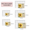 thumbnail image 6 of Vintage Sunflower Outdoor Rug 4x6 Ft, Non Slip Washable Area Rug, Pastoral Floral Retro Art Watercolor Patio Rugs Carpet Runner, Large Floor Mat for Indoor/Outdoor Deck Porch Camping, 6 of 8