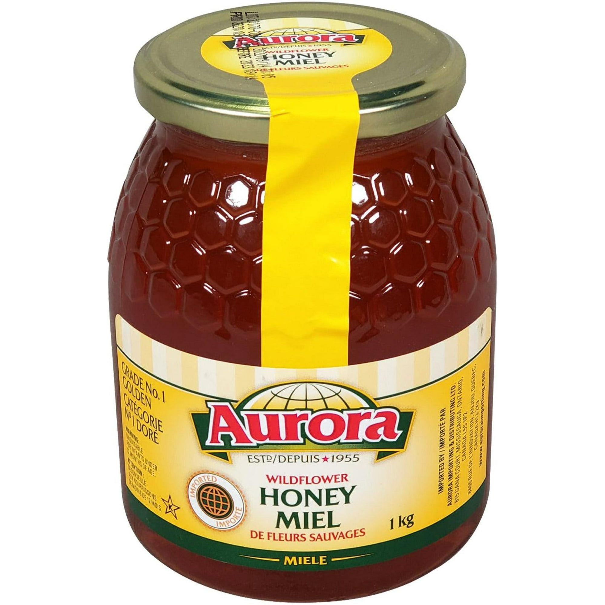 Aurora Wild Flower Honey - 1kg - 1ct - Pure, Natural