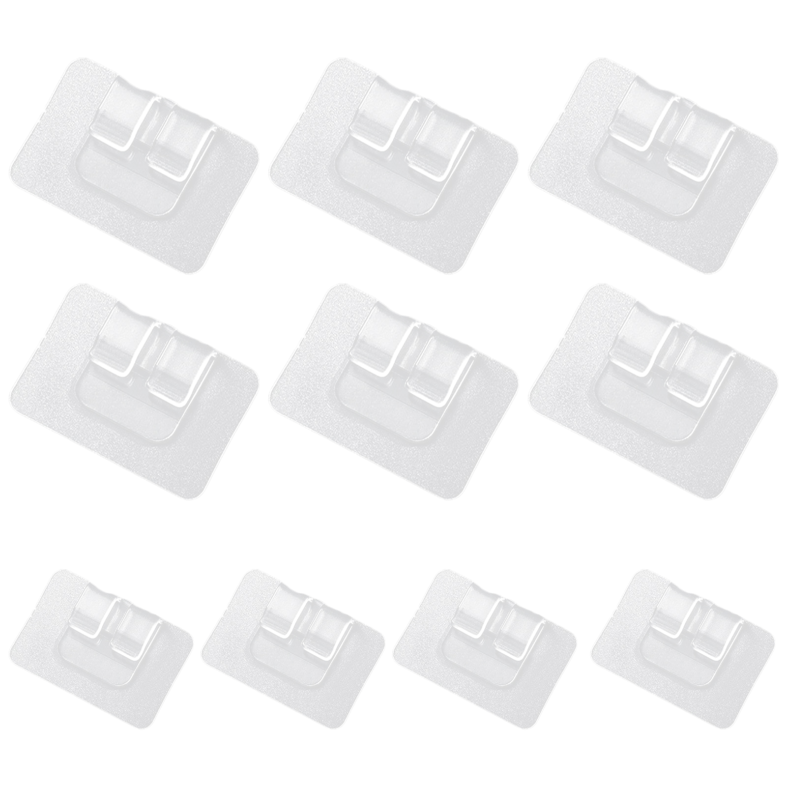 Boc 10Pcs Car Floor Mat Clip AntiSlip Selfadhesive Fixing Plastic Car