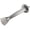 Satin Nickel, variant on Hickory Hardware Pbh0252 2-7/8" Baseboard Mounted Rigid Door Stop - Nickel