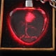 thumbnail image 3 of Llavero con luz LED Minnieouse, Cristal artificial, Rosa, Corazón, 3 of 6