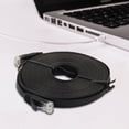 thumbnail image 2 of Inteprter Cables Ethernet de 0 . 5/1/1 . 8/3/5/10/15M, enrutador de módem UTP plano CAT6, conector dorado, Cable de red de Internet, Cable Juegos de teclado y mouse para computadora 10m y negro 10m, 2 of 6
