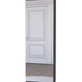 thumbnail image 4 of Black Wall Mounted Shoe Rack With Mirror, Holds 10 Pairs Of Shoes, Space Saving Feature, Single Door, Particle Board Construction Mirror In , Stores Pairs, Option, Product, 4 of 4
