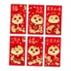 thumbnail image 3 of 6 sobres rojos de Año Nuevo chino, paquete de dinero Hongbao rojo para fiestas y festividades. Estilo H, 3 of 9